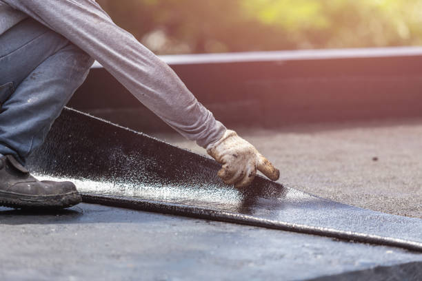 Professional Waterproofing technician working in Haskins, OH